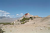 Ladakh - Tikse  Gompa built on a mountain spur 